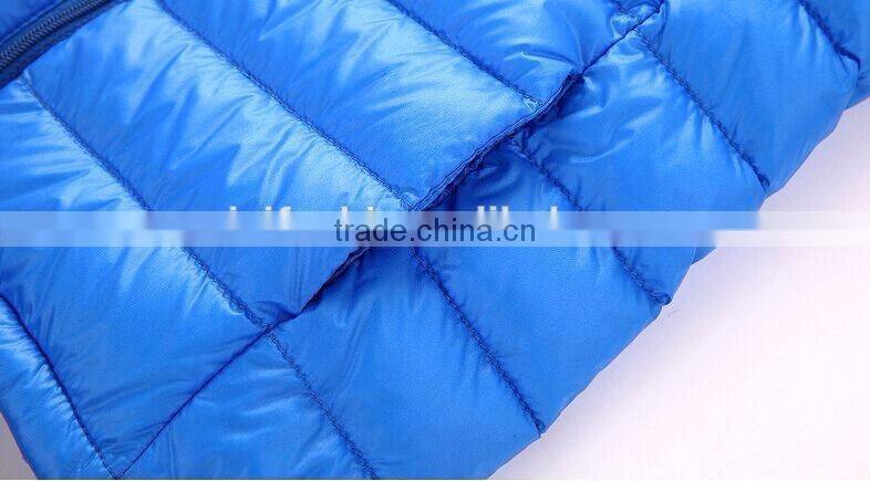 wholesale customize cheap kids children winter down vests and clothes