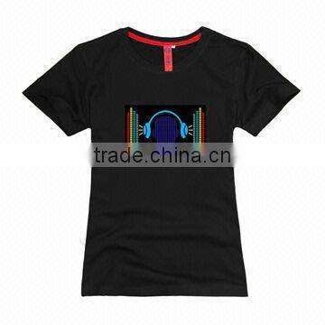 el lighting t-shirts sound active el t-shirt