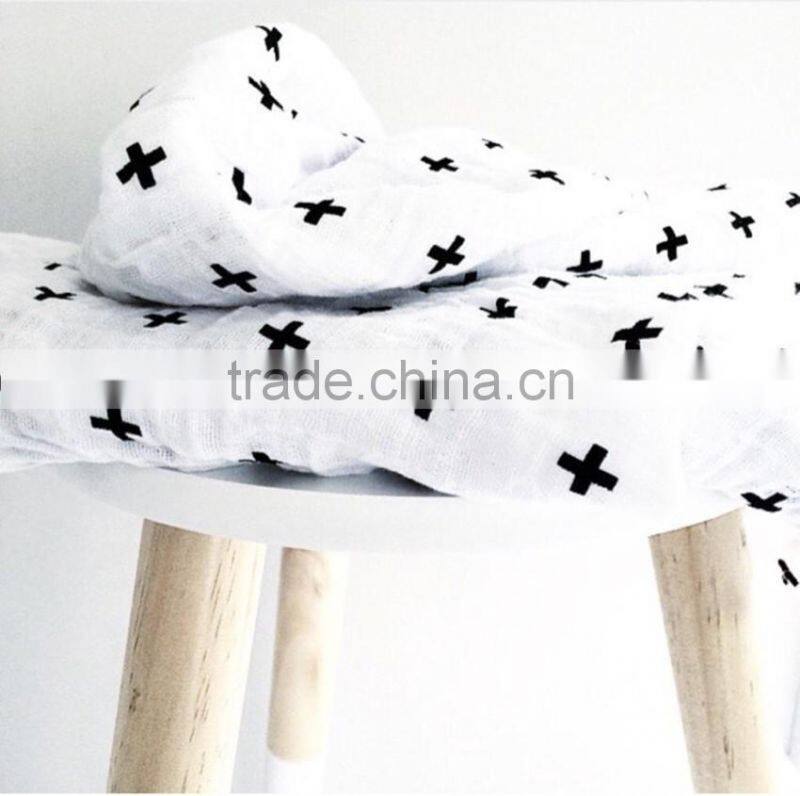 high quality baby blanket soft cotton swaddle blanket muslin swaddle