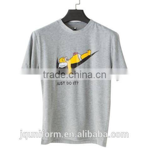 2016 new design wholesale plain white 100% cotton t shirts for men