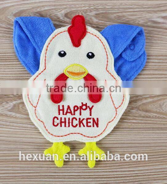 12 designs stocked ,animal fancy baby bibs , cheap cotton baby bib