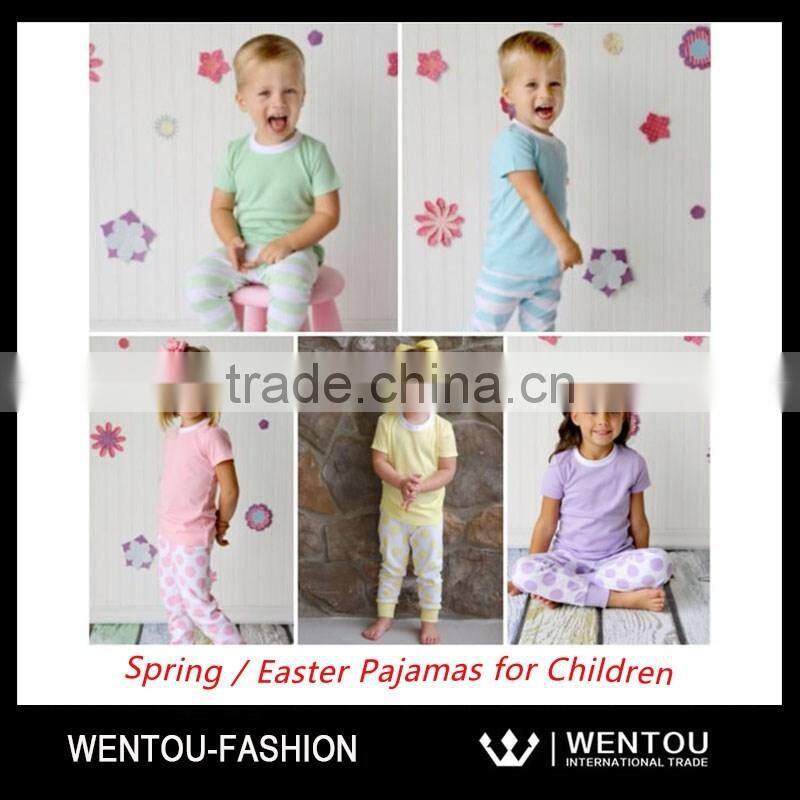 Personalized Striped Children Spring Easter Pajamas