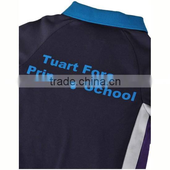 School Uniform Factory Girls' short sleeve men polo rugby jersey