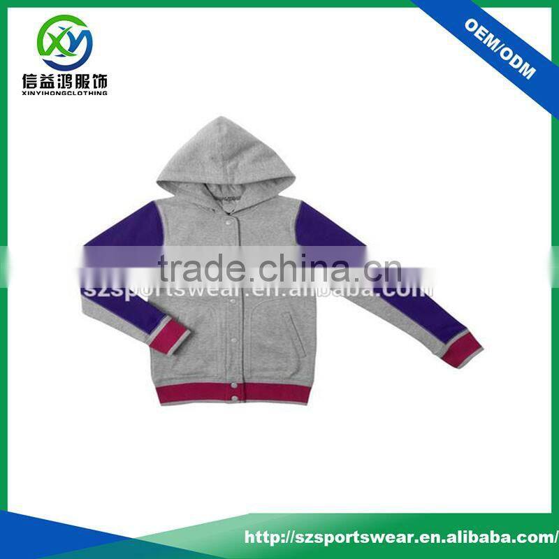 Color Combinations Buttons Design Boys Fashion Sports Hoodie
