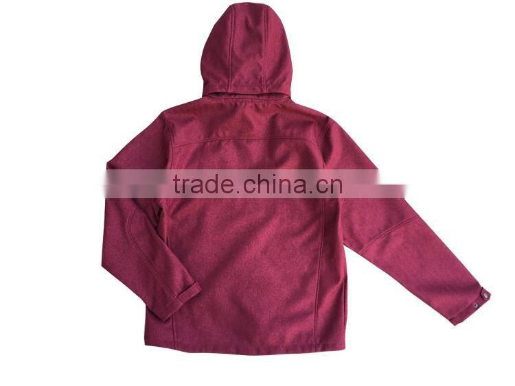 100% Ployester hot sale without hood hiking softshell women jacket