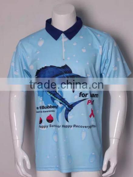 dye sublimation custom fishing jersey, fishing shirt wholesale,fishing wear