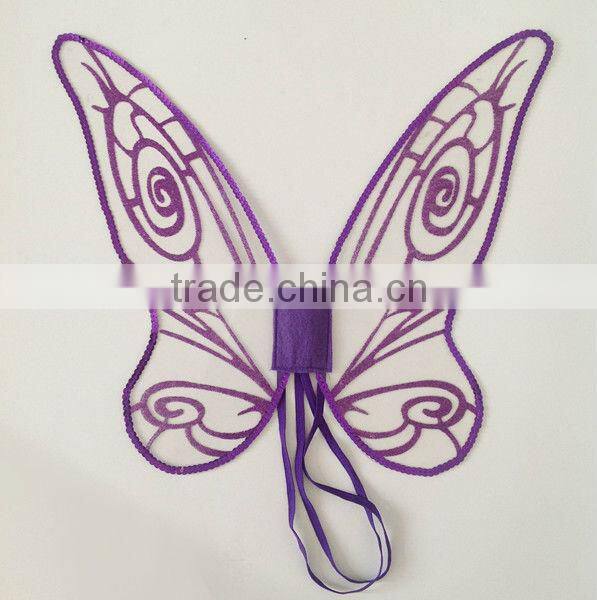 factory pvc material party wings butterfly wings for kids