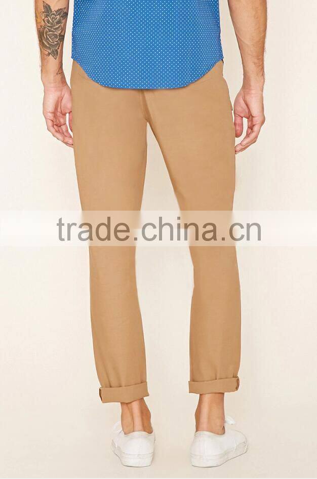 China factory wholesale cheap price oem service fashion hot selling fitted canvas men pants