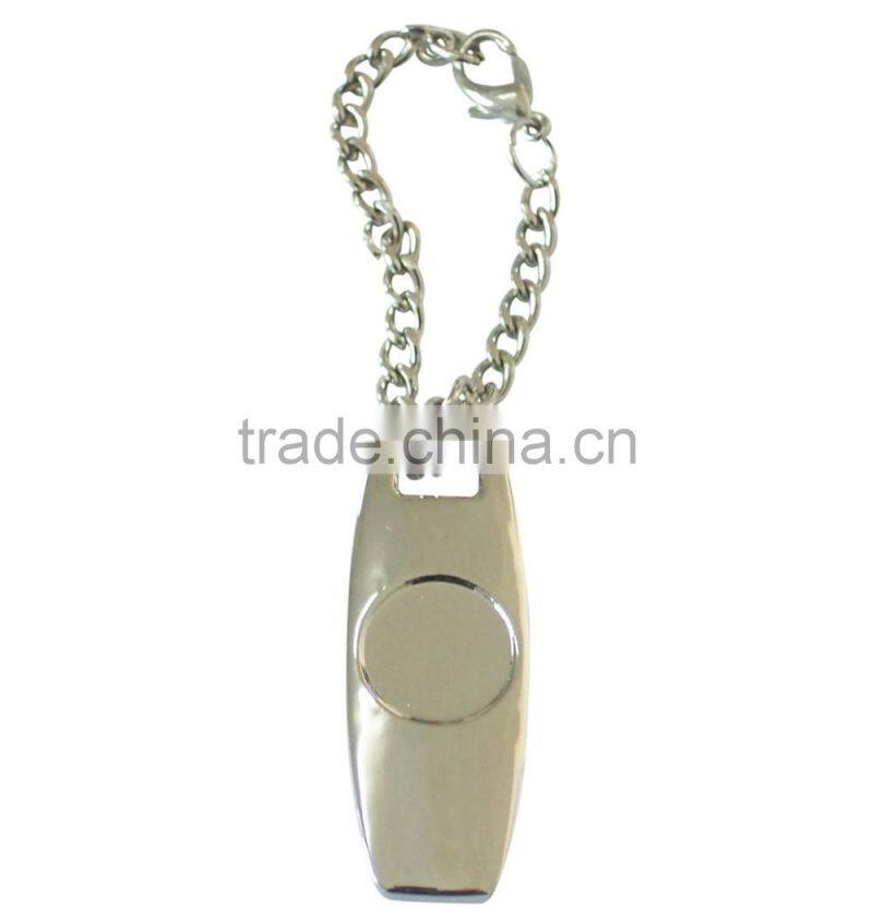 2016 Wholesale Blank Metal Keychains with laser engraving logo