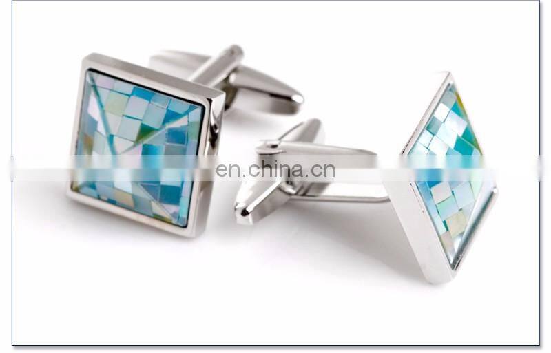fashion character green mother of pearl cufflink famous pearl jewelry