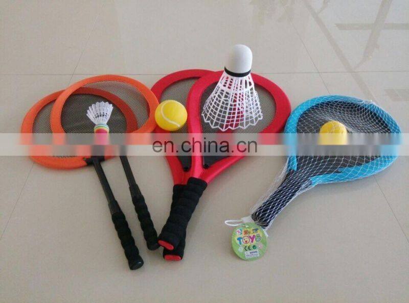 Outdoor sports tennis racket set toys for fun soft tennis racket