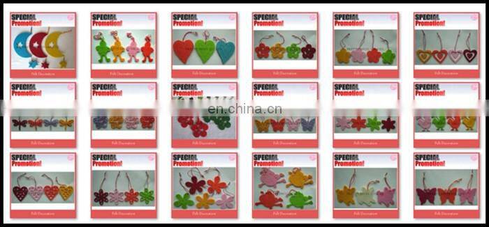 Felt animal patterns,butterfly shaped Felt decoration