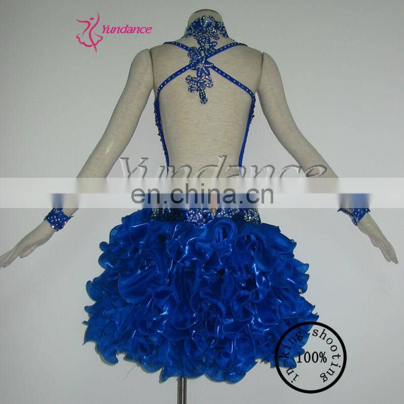 L-1112 Girls latin dance dress, competition dance dress