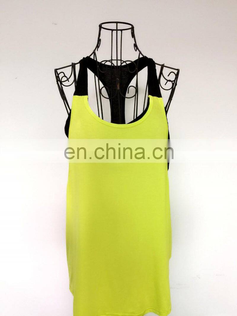 Dry fit womens back sports tank top