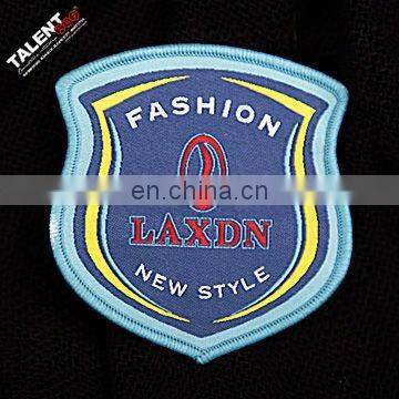 custom uniform logo woven badge for school