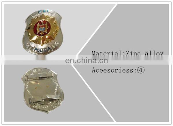 Top quality Metal material star shape metal lapel pin for sales