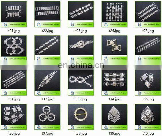 diamante bikini connector with Crystal AB stone & gold base for swimwear