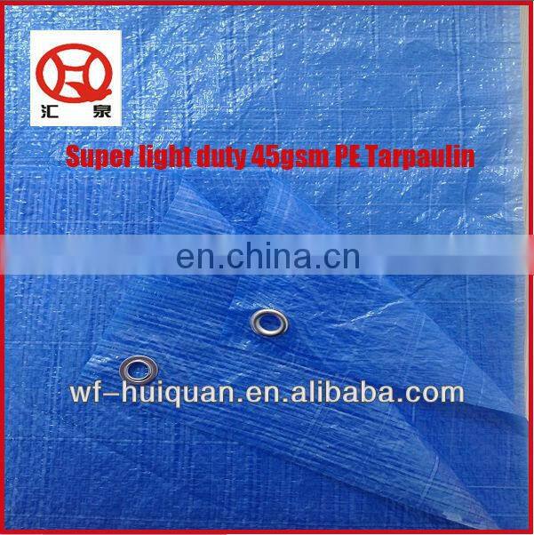 heavy duty coated fabric sheet with Aluminum eyelets