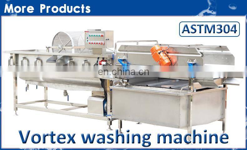 Industrial air bubble vegetable mushroom lettuce bean washing machine