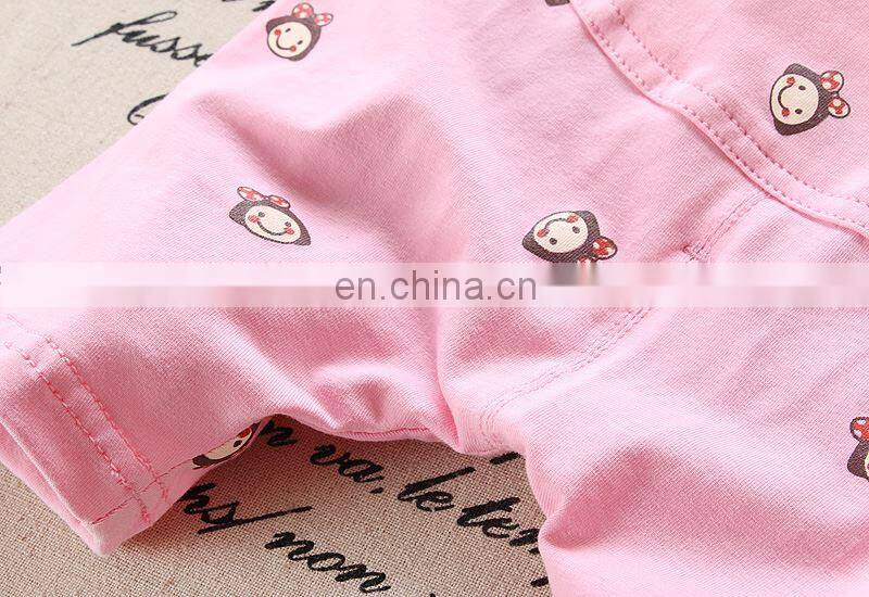 Wholesale summer baby girl's baby children's cotton new Korean edition baby romper suit