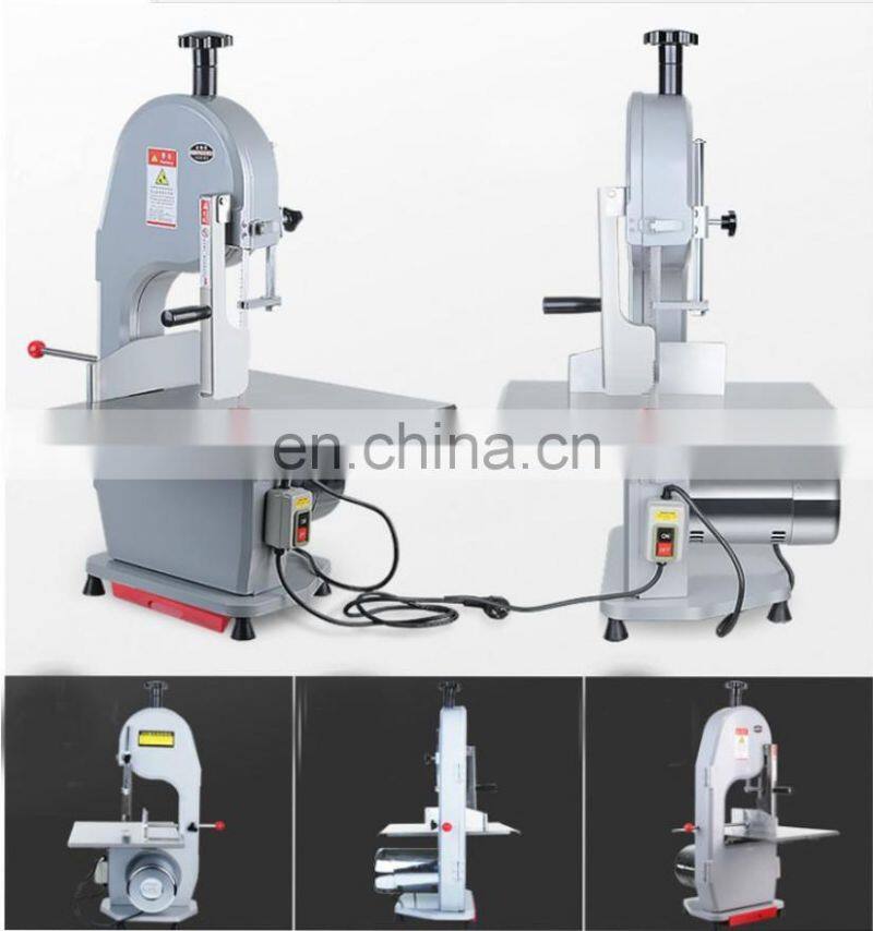 Electric commercial band saw frozen fish meat cutting machine / kitchen equipment bone saw/ portable meat saw machine