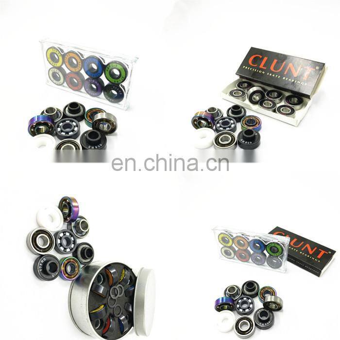 China skateboard bearing 608 manufacturer 608ZZ 608RS ball bearing list factory