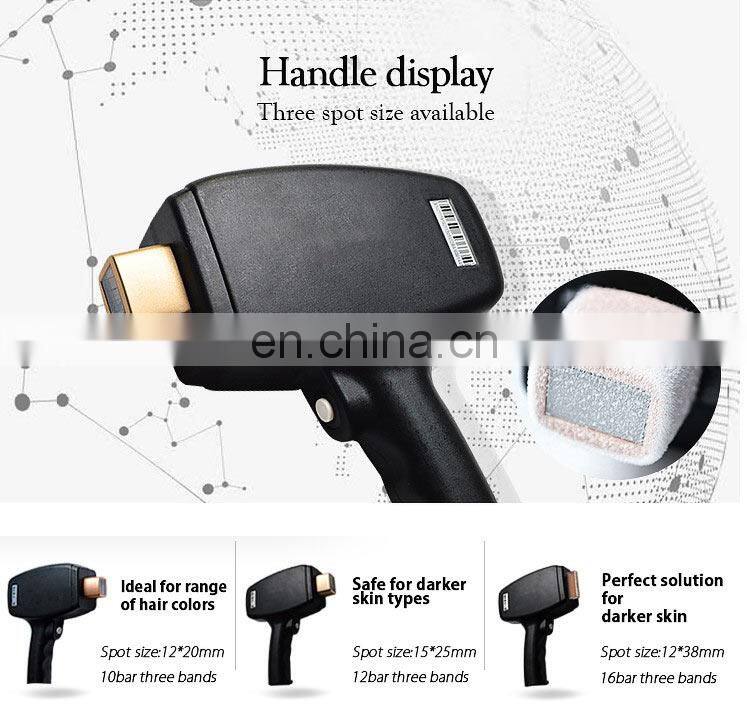 High output power 1200W / 1000W / 800W / 600w 755 808 1064 triple wave laser hair removal