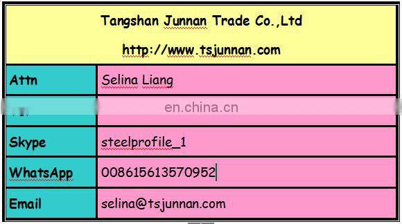 parallel flange channel steel PFC sizes and prices