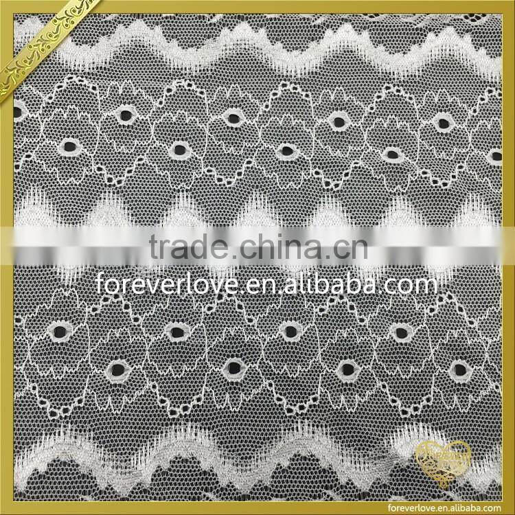 2016 fancy crochet elastic french lace fabric for underwear FLL-046