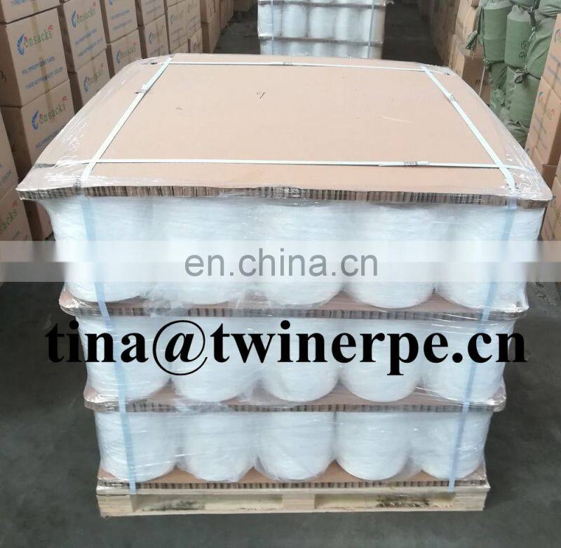 High Tenacity 900D 120TPM Pp Yarn Twisted with heat set