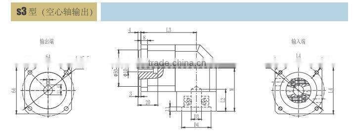 servo and stepper motor planetary gearbox