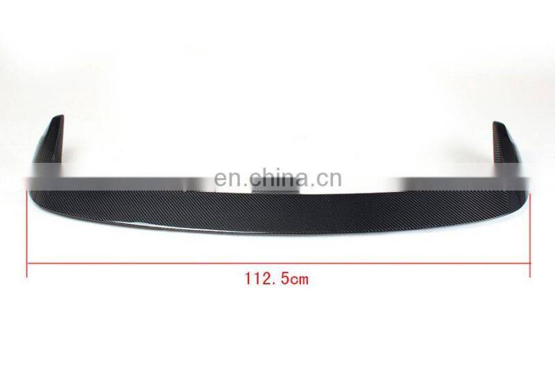 Car Carbon Fiber V Style Roof Spoiler Wing for VW Golf VII 7 2014