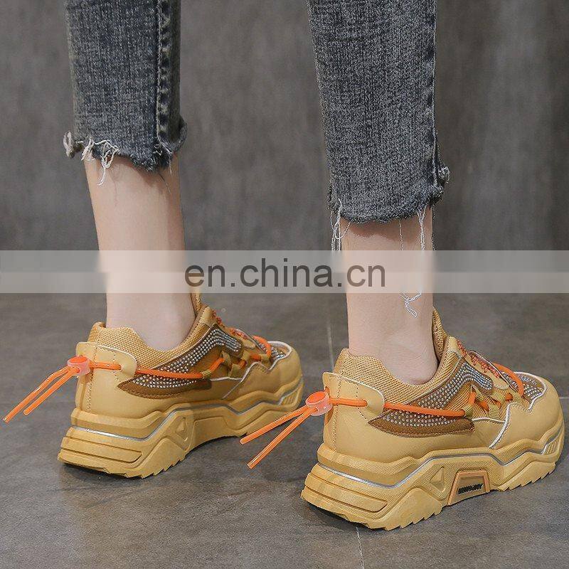 Factory Outlet Christmas 2021 New Products Luxury Fashion All-match Trend Ladies Casual Customized Outlet Fashion Sneakers