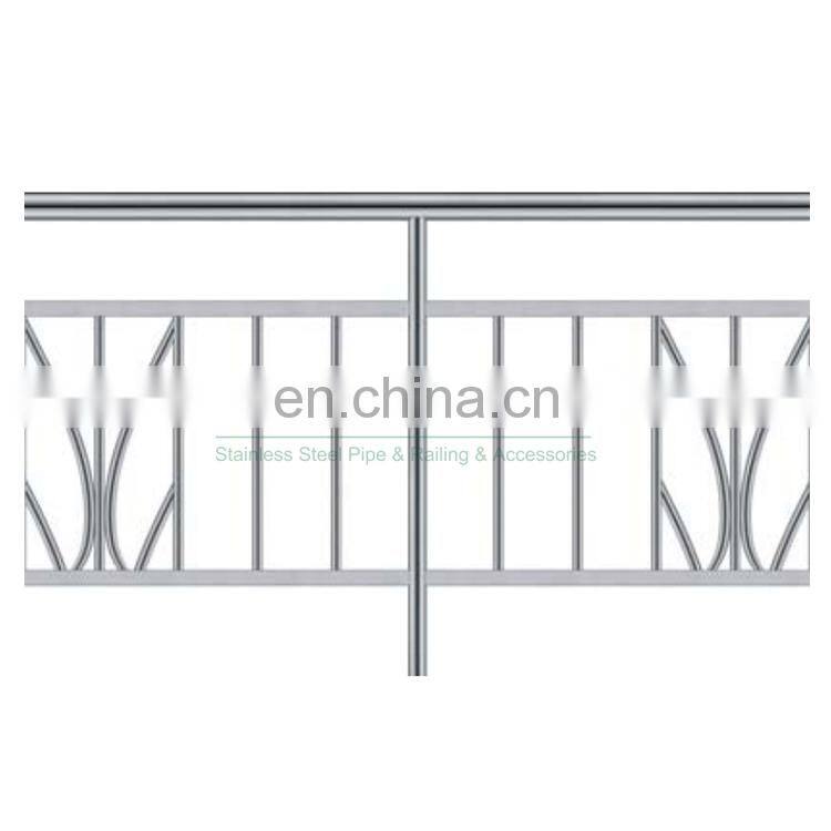Indoor Stainless Steel Balustrade Bannister Kit System Balcony Welding Railing Set Price