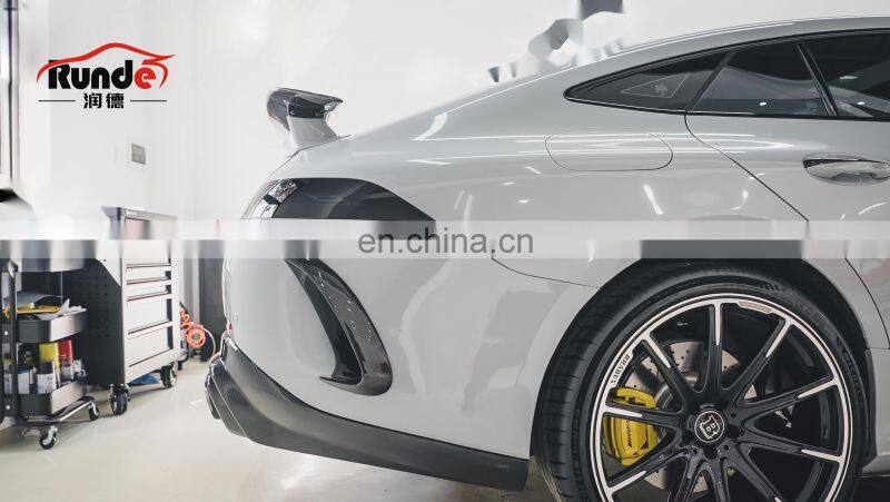 Runde Car Modification Hot Sales Carbon Fiber Front Rear Lip Side Skirts BABU Style Body Kit For 2018 Mercedes Benz Amg GT63S