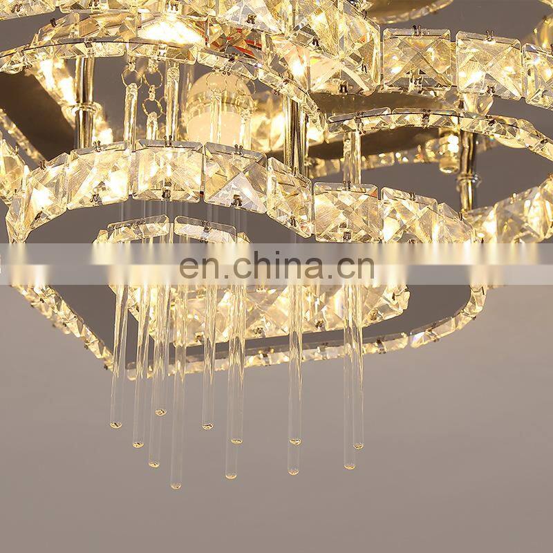 Luxury Modern Ceiling Lamp decorative lighting fixture Pendant Light Manufacturers Ceiling Crystal Chandeliers