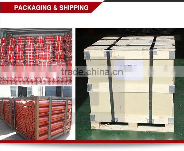 Conveyor impact idler roller used in mining and metallurgy field