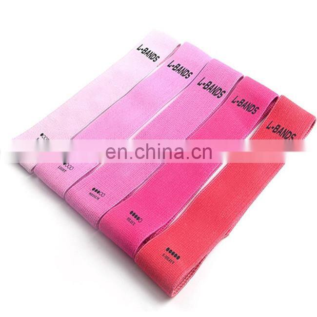 Eco-friendly New Textile Fabric Resistance Loops Bands Set For Legs