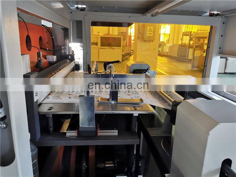 TMQ930 Automatic Roll Feed Juice Water Coffee Paper Cup Sleeve Fan Die Cutting and Creasing Machine