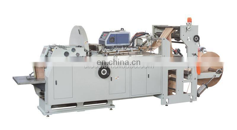 HD400B Automatic point tooth disposable craft food brown kraft paper sachet bag sac Making forming Machine