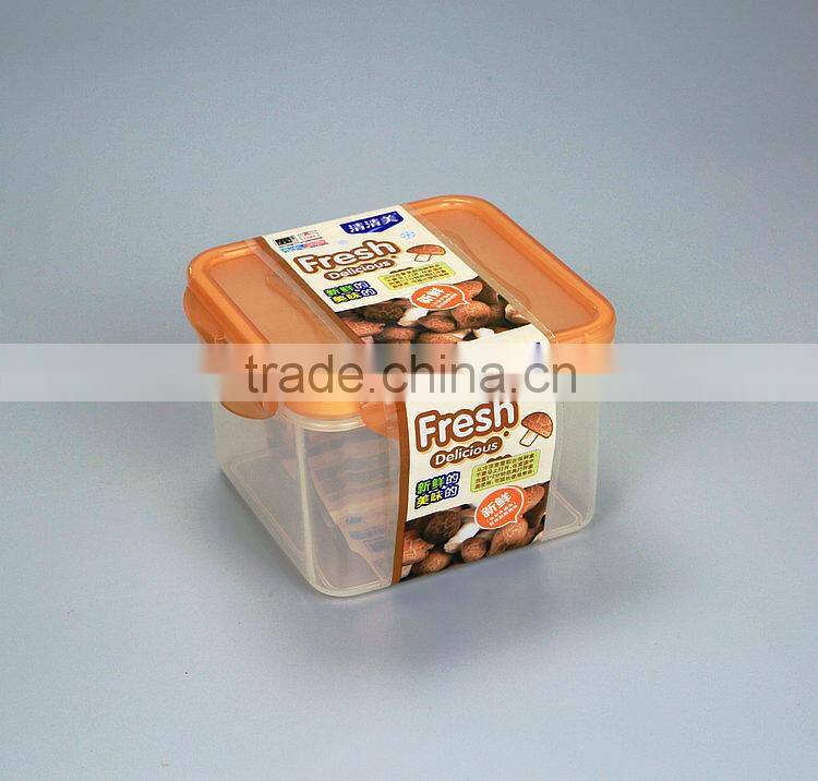 Square Plastic Airtight Food Container food freshness preservation box