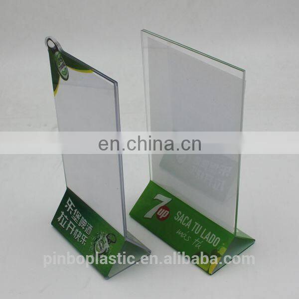 Plastic Table Stand Menu Holder Table Tent