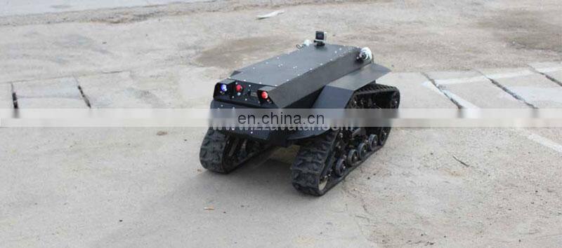 steel tracked crawler robot platform military car offroad robot chassis