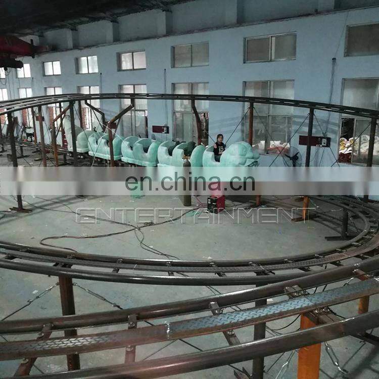 Outdoor fairground attractions amusement rides fruit worm slide track ride roller coaster