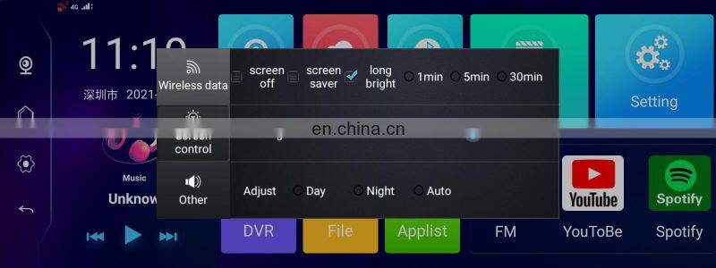 Car Surround Panoramic 4G android system car camera 10.26inch 1080P navigation gps DVR driving recorder with Smart Touch screen