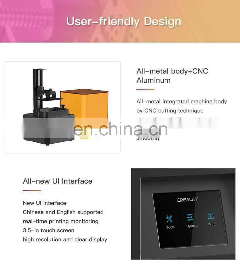 3D Printer LD-002R - DLP New LD-002R LCD 3d house printer for jewelry UV resin 3d printer