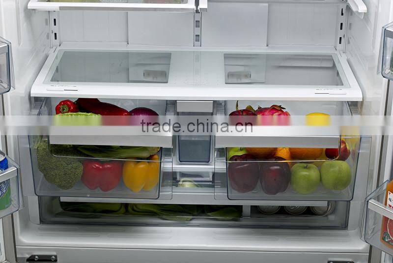 no frost side by side french door refrigerator with ice maker