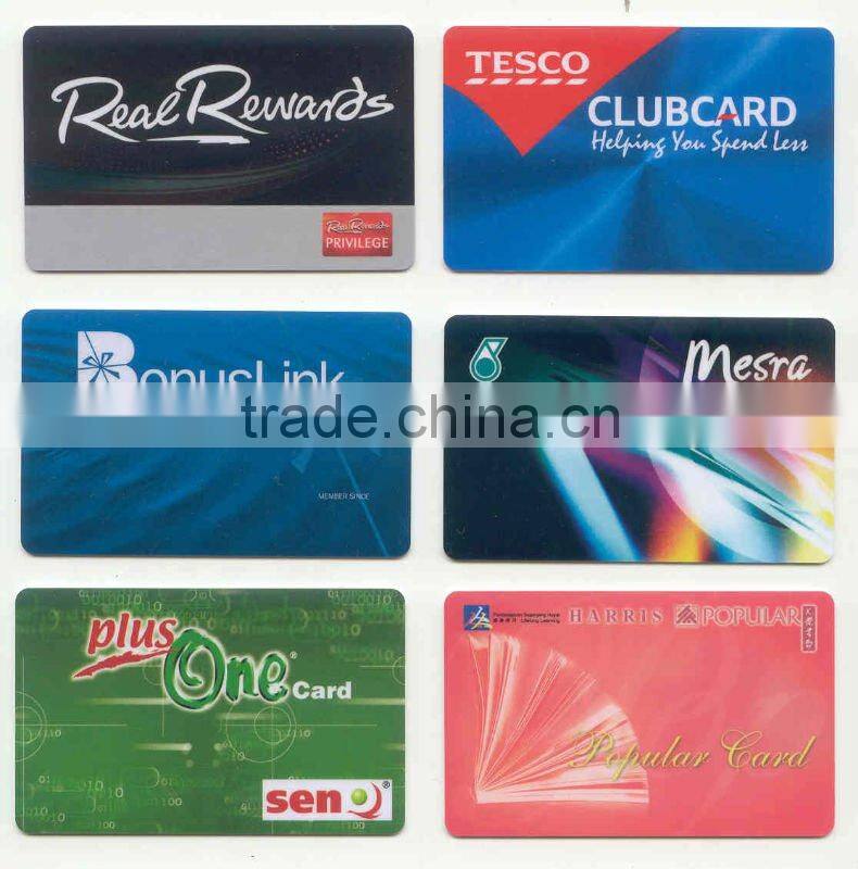 glossy full color card