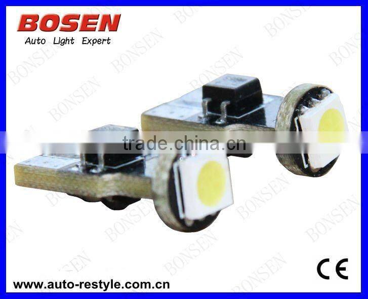 CANbus LED bulb, CE Certified, RoHS Directive-compliant T10-1SMD Canbus