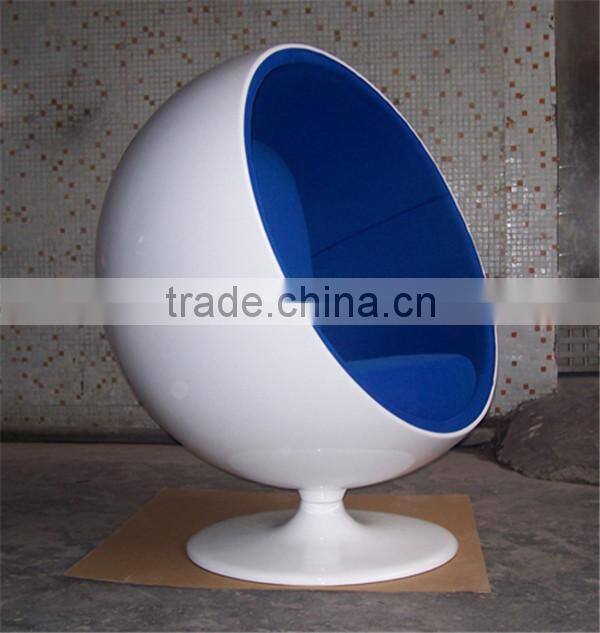 fiberglass ball chair pink/ unique kids chairs